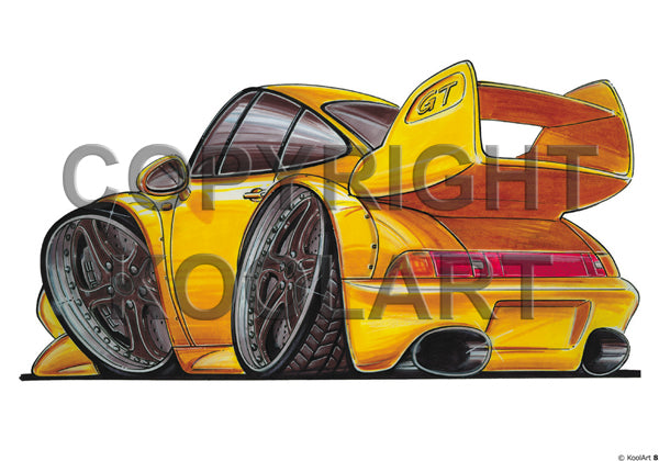 Porsche 911 GT Yellow (SKU8)