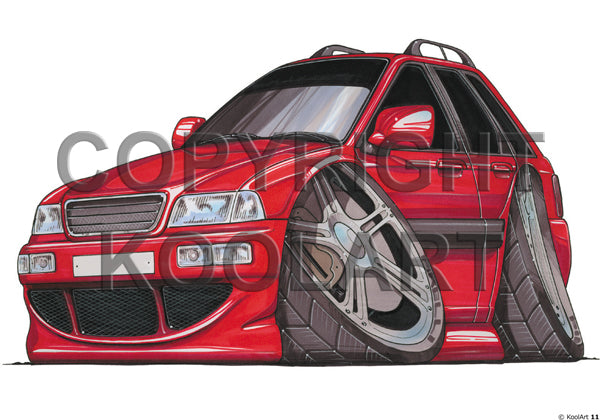 Audi A4 Estate Red (SKU11)