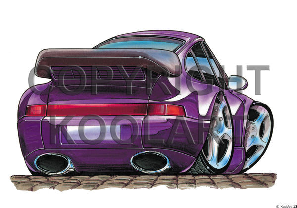Porsche 911 Carrera Turbo Purple (SKU13)