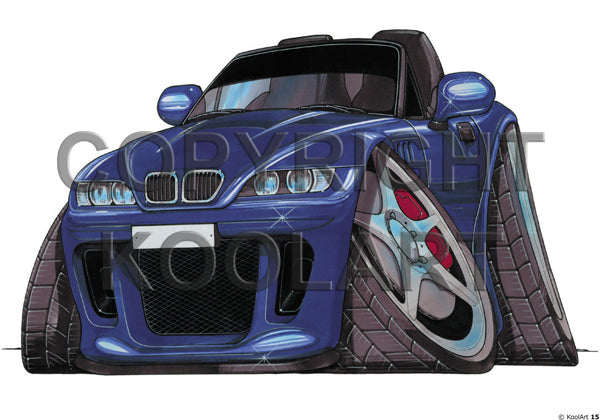 BMW Z3 Blue (SKU15)