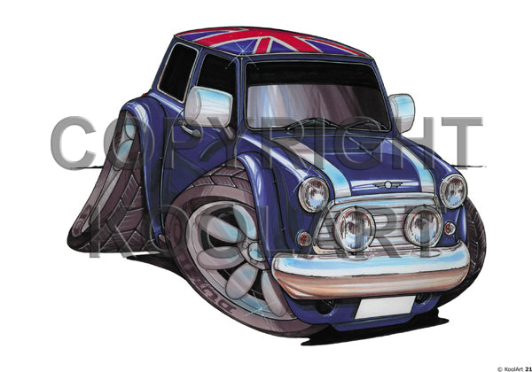 Mini Cooper Union Flag Blue (SKU21)