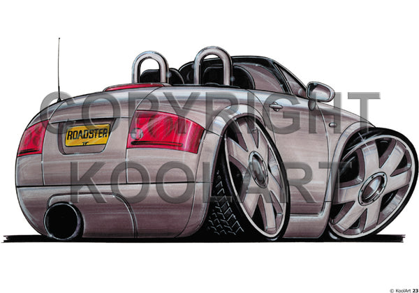 Audi TT Roadster Cabriolet Silver (SKU23)