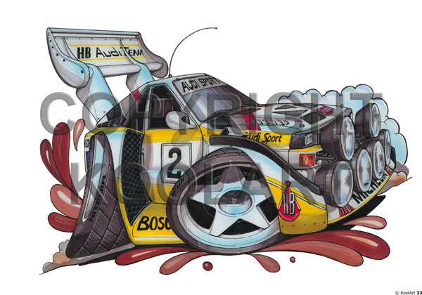 Audi Quattro Rally Car (SKU33)