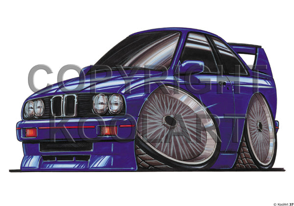 BMW E30 M3 Blue (SKU37)