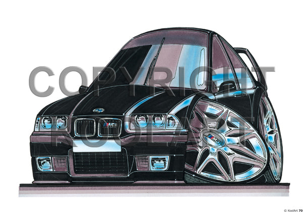 BMW M3 E36 Black (SKU70)