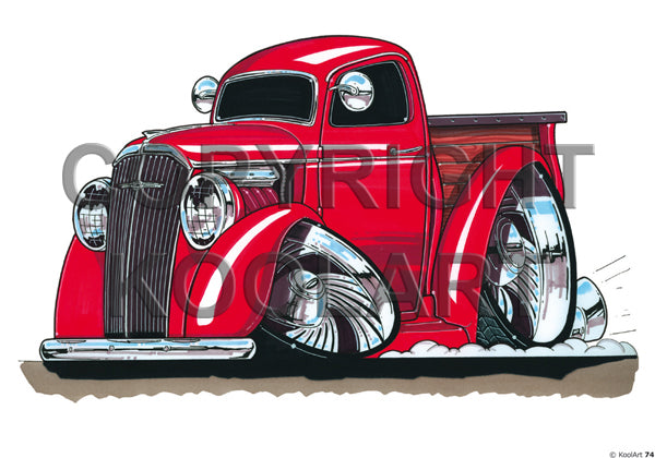 Chevrolet PICK UP Red (SKU74)