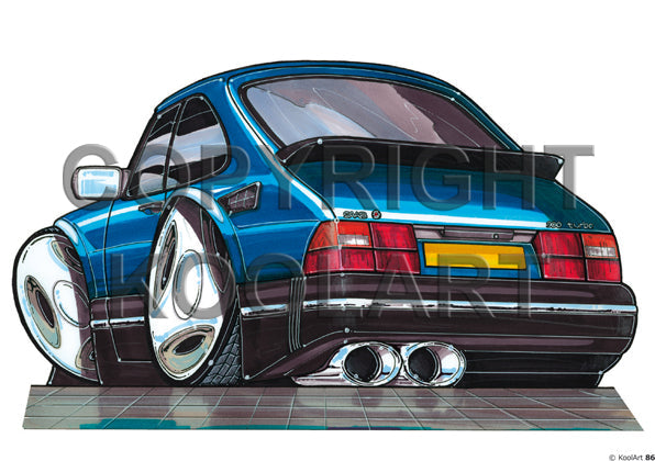 Saab 900 Blue (SKU86)