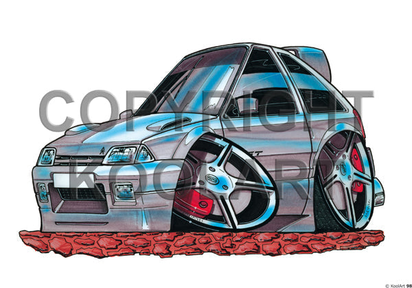 Citroen AX GT Silver / White (SKU98)