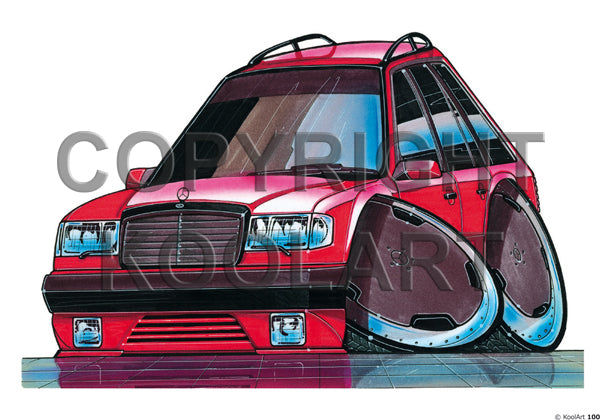 Mercedes 300 ESTATE Red (SKU100)