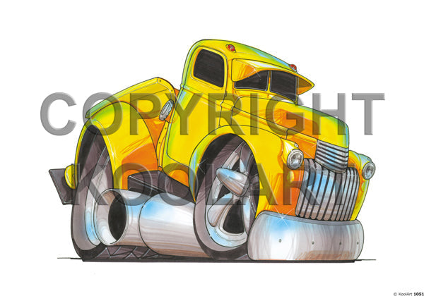 Chevrolet Pick Up Yellow (SKU1051)