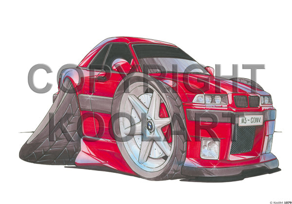 BMW M3 Cabrio Red (SKU1079)