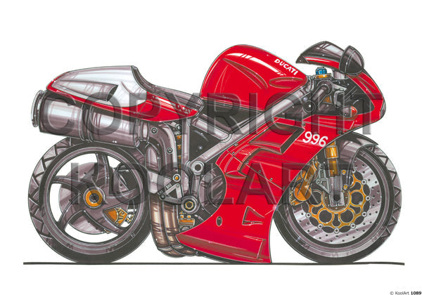 Ducati 996 Red (SKU1089)