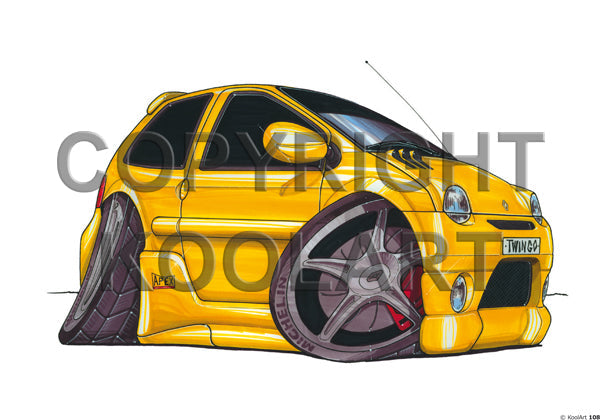 Renault Twingo Yellow (SKU108)