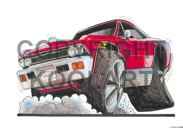 Chevrolet Chevelle Red (SKU1122)
