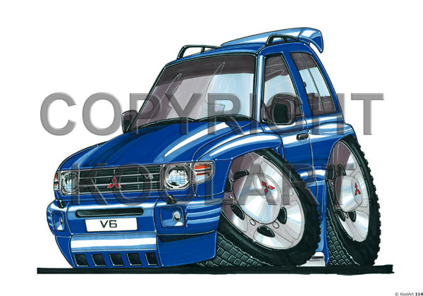 Mitsubishi Shogun Dark Blue (SKU114)
