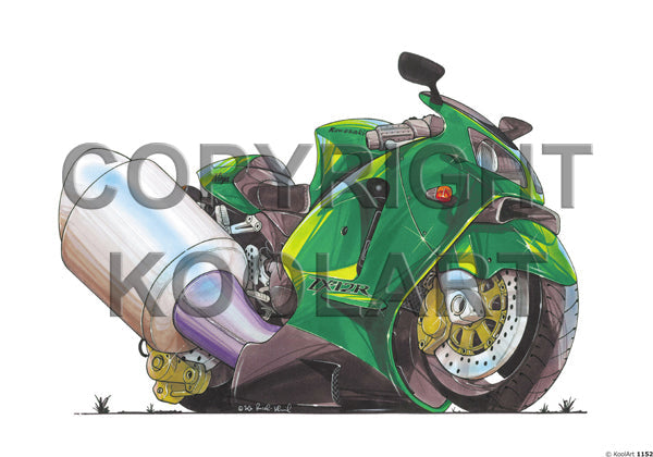 Kawasaki Zx-12R Green (SKU1152)