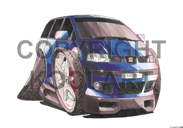 Seat Alhambra Mpv Blue (SKU1159)