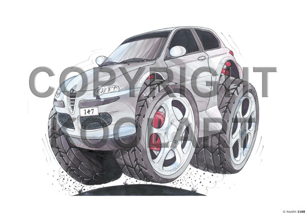 Alfa Romeo 147 Silver (SKU1160)