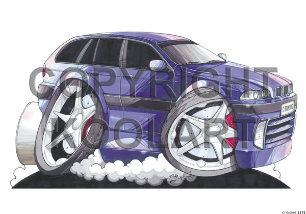 BMW 5 Series Touring Blue (SKU1171)
