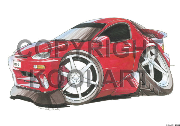 Mazda Mx3 Red (SKU1185)