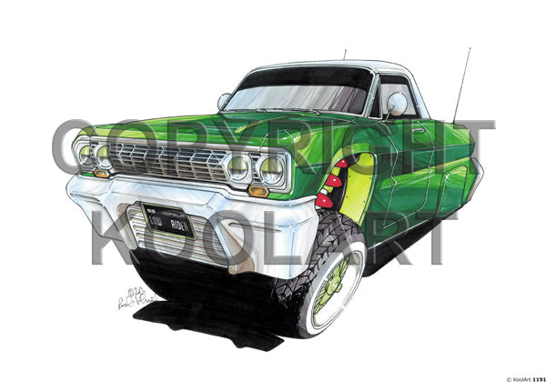 Chevrolet Impala Lowrider Green (SKU1191)