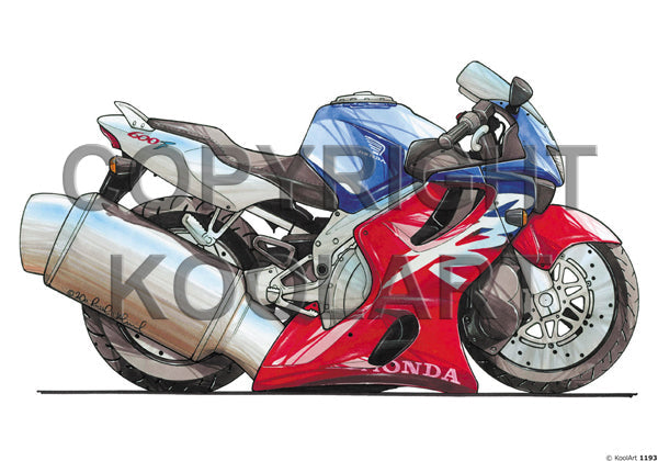 Honda Cbr 600F Red/Blue/White (SKU1193)