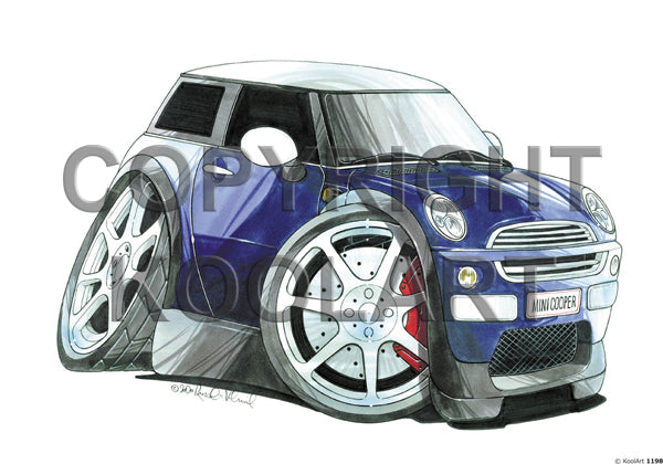 Mini Cooper Blue (SKU1198)