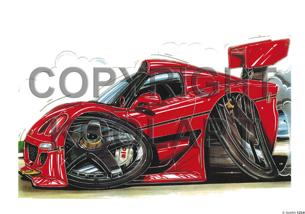 Ferrari F50 Gtr Red (SKU1214)