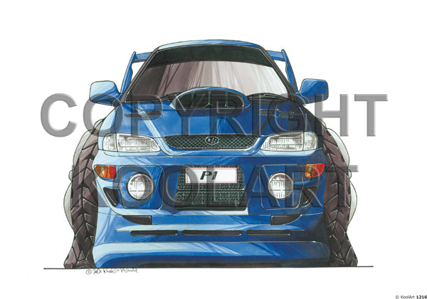 Subaru Impreza P1 Blue (SKU1216)