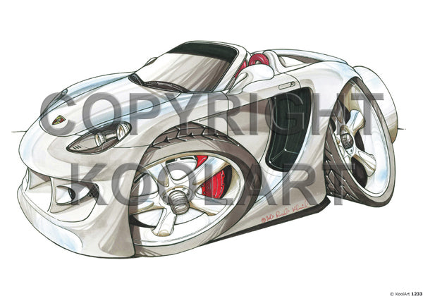 Porsche Carrera Gt Silver (SKU1233)