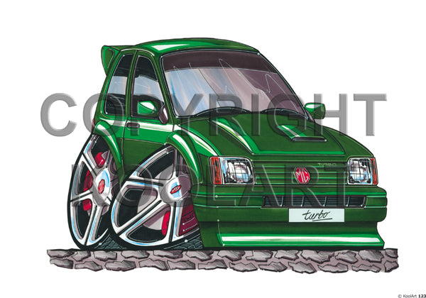 Austin Rover MG Metro Turbo Green (SKU123)