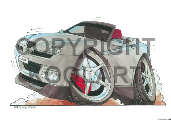 Alfa Romeo Spyder Silver (SKU1263)