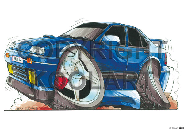 Renault 19 Charmade 16V Blue (SKU1283)