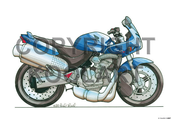 Honda Hornet Blue (SKU1287)