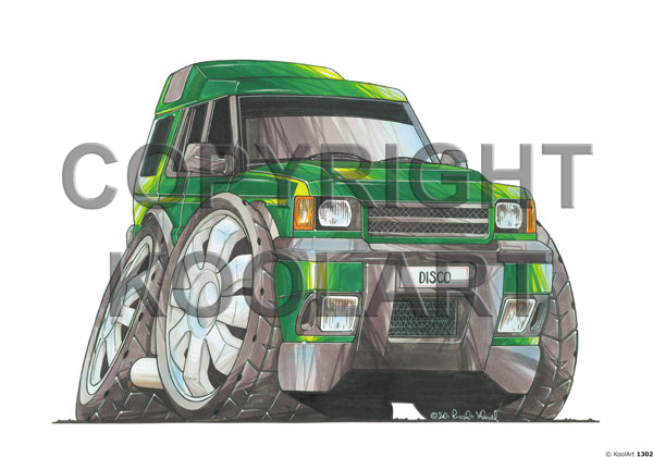 Land Rover Discovery Green (SKU1302)