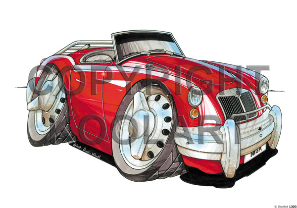 Austin Rover MGA Red (SKU1303)
