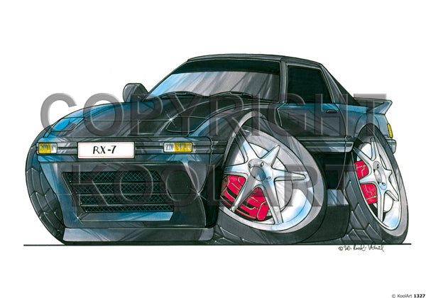 Mazda Rx7 Black (SKU1327)