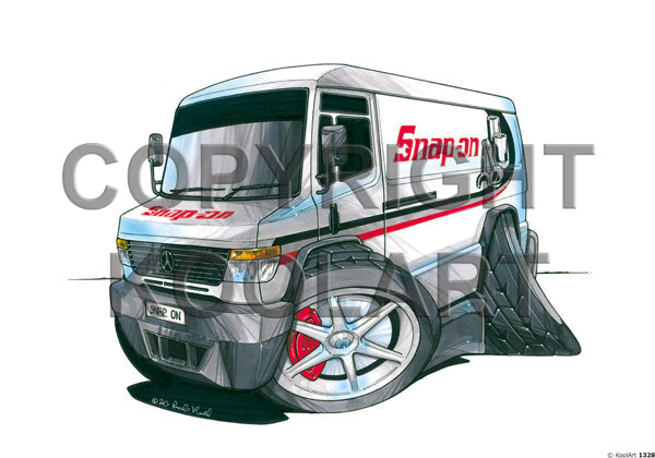 Mercedes Snap On Tools Van White (SKU1328)