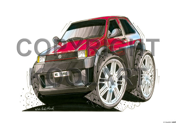 MG Metro Turbo Red (SKU1337)