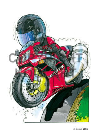 Honda Vtr Racing Red/Black (SKU1355)