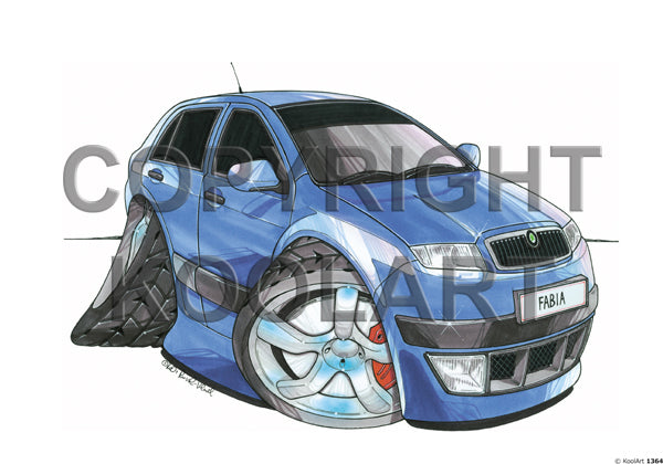 Skoda Fabia Blue (SKU1364)