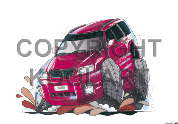 Subaru Forester Red (SKU1377)