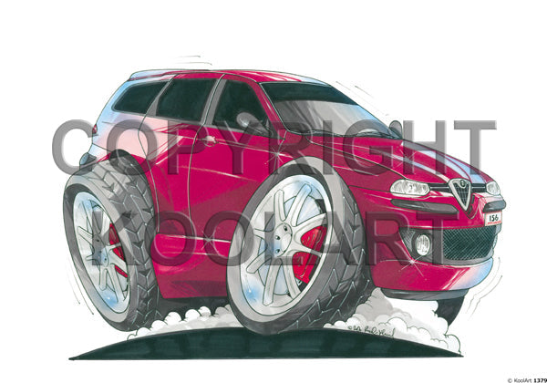 Alfa Romeo 156 Estate Red (SKU1379)