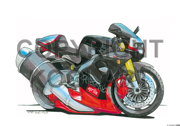 Aprilla Rsv Mille Black/Red (SKU1394)