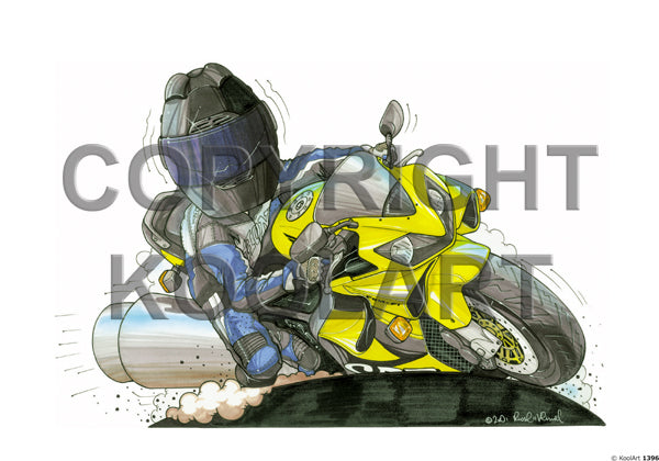 Honda Cbr600 Yellow (SKU1396)