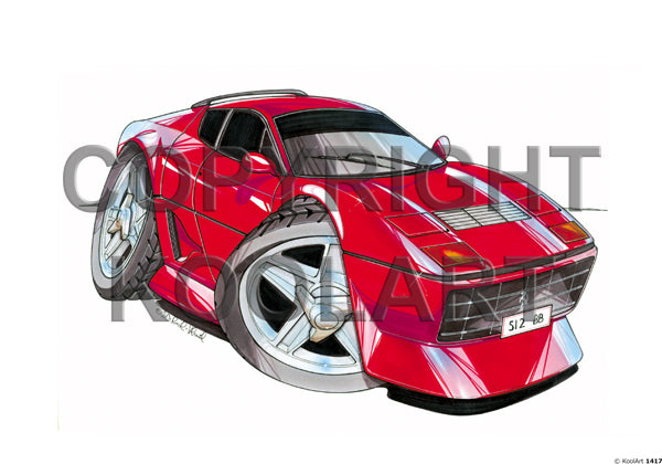 Ferrari 512 Bb Red (SKU1417)