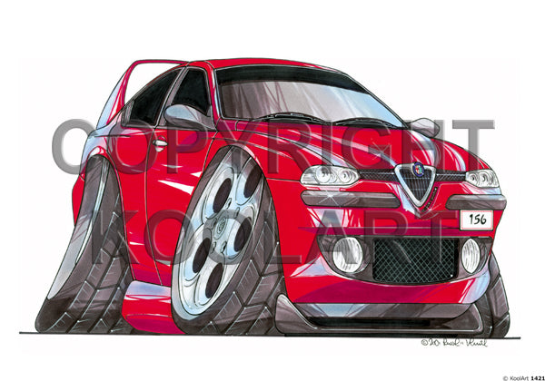 Alfa Romeo 156 Red (SKU1421)