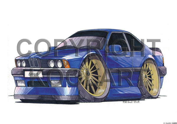 BMW 6 Series Blue (SKU1423)