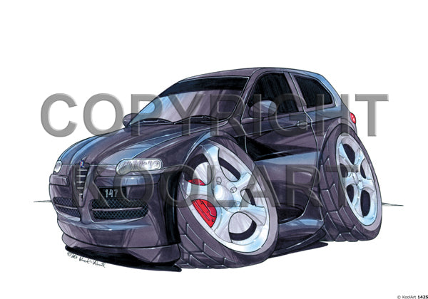 Alfa Romeo 147 Black (SKU1425)