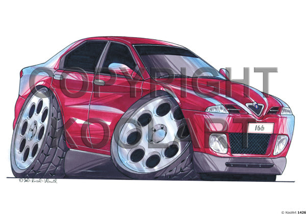 Alfa Romeo 166 Red (SKU1426)